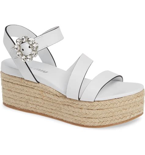 Miu Miu Espadrille shoes and sandals for Women 